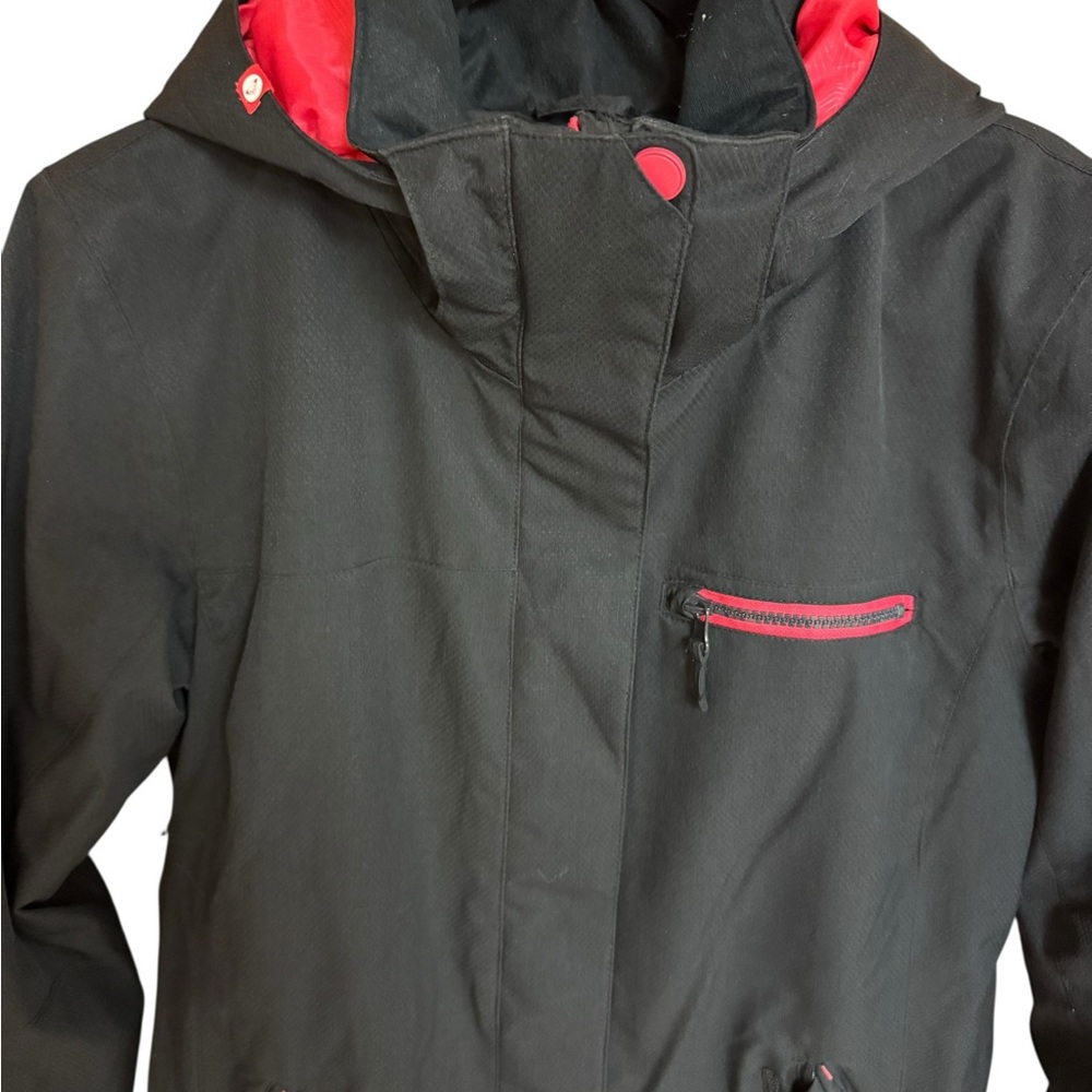 Roxy Black Jacket With Red Highlights - image 1